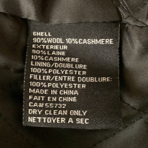 Dark Grey Wool Cashmere Coat with Removable Hood - Picture 7 of 13